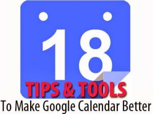 Google Calendar Tips
